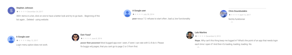 Reviews of the Media Markt app